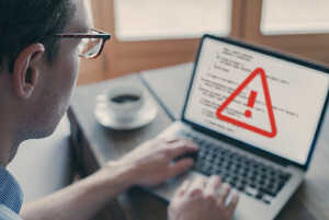 cyberthreat on laptop cyberthreat on laptop