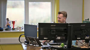 Computeam technician at work Computeam technician at work
