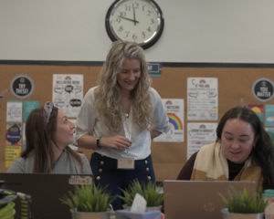 mandi jackson education and training lead at Computeam overseeing a training session